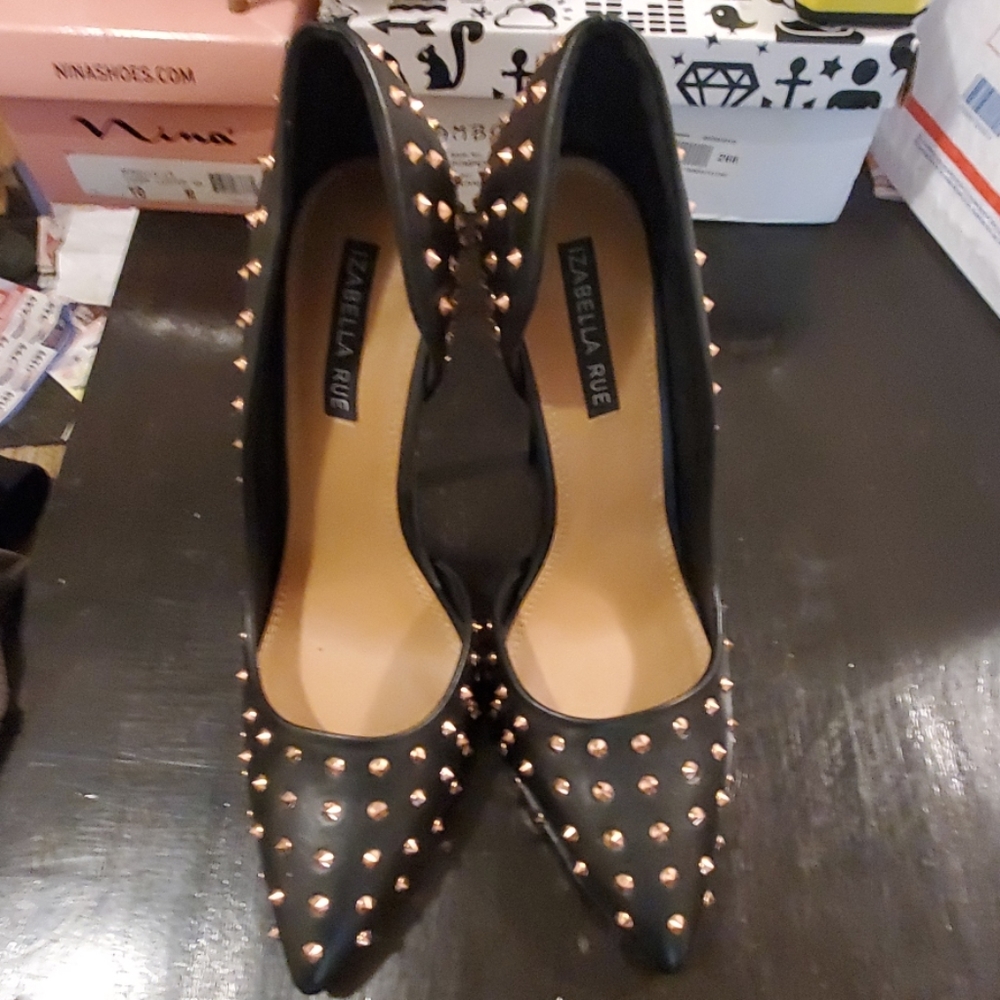 Sexy studded high heels